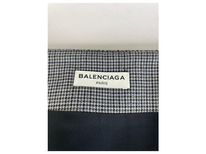 Everyday Gonna vintage Balenciaga pied-de-poule nero e bianco M - vista 5