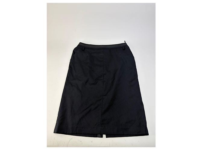 Conjunto de saia e casaco vintage Cartier preto S - vista 10