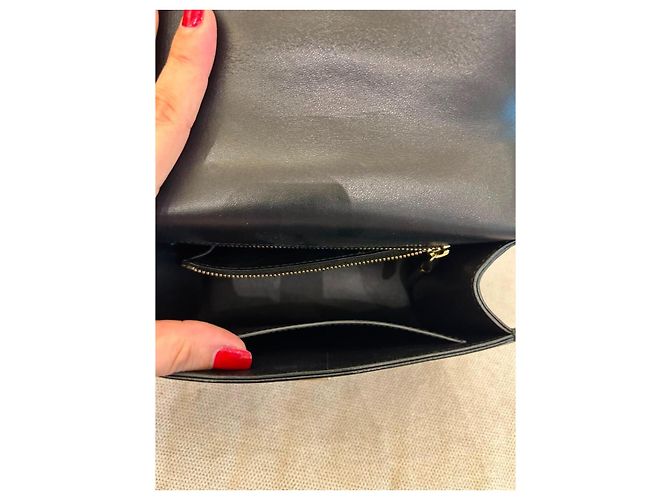 Dior Diorama Club Borsa a Tracolla Pelle Nera Nero - vista 11