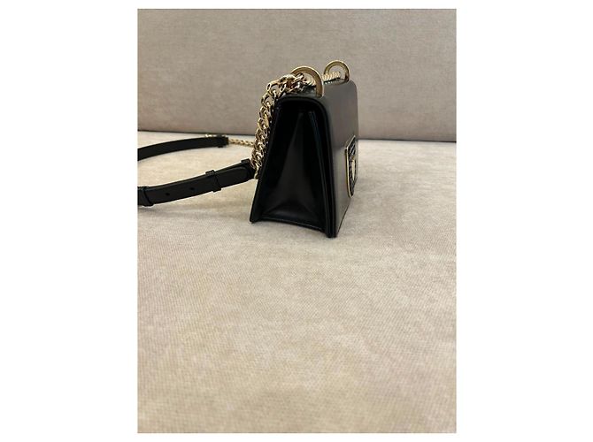 Dior Diorama Club Borsa a Tracolla Pelle Nera Nero - vista 6