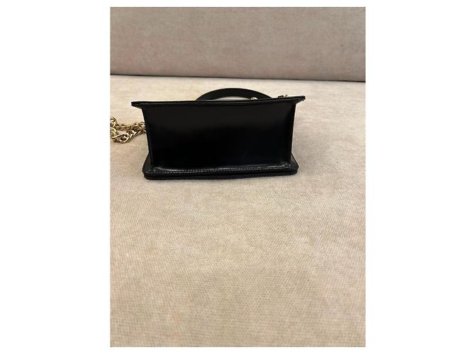 Dior Diorama Club Borsa a Tracolla Pelle Nera Nero - vista 7