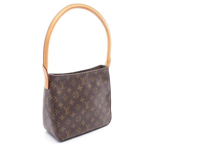Borsa Louis Vuitton Looping MM Monogram Marrone - vista 2