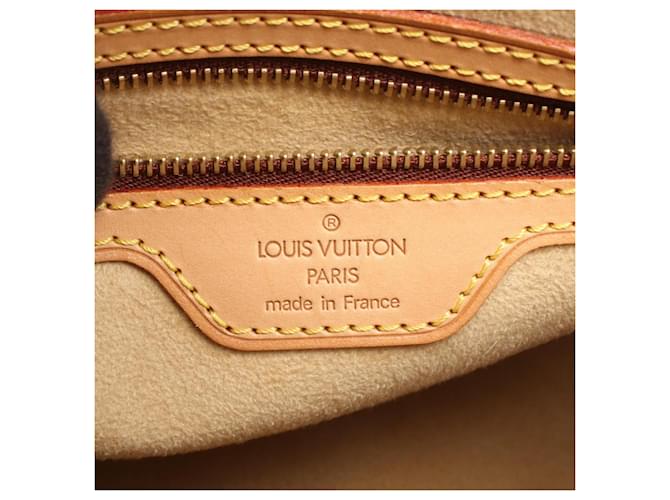Borsa Louis Vuitton Looping MM Monogram Marrone - vista 4