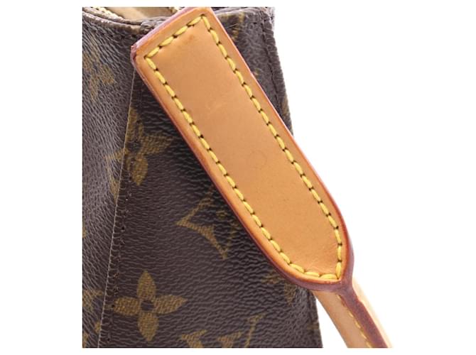 Borsa Louis Vuitton Looping MM Monogram Marrone - vista 6