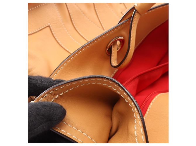 Borsa Tote Loewe Anagram Shopper Marrone - vista 10
