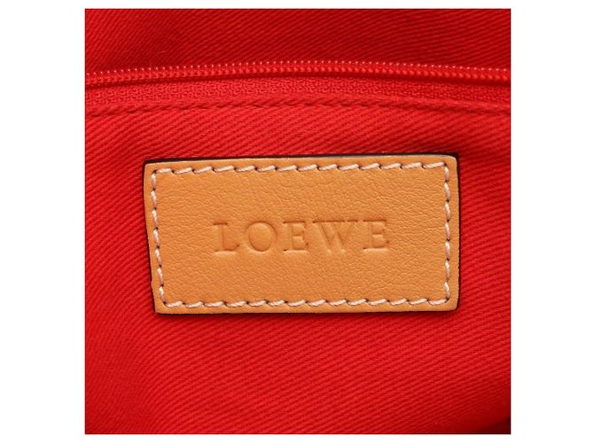 Borsa Tote Loewe Anagram Shopper Marrone - vista 4