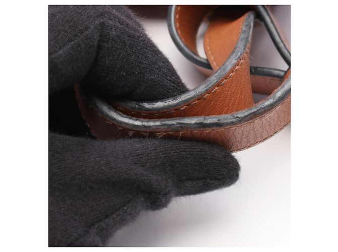 Borsa a mano in pelle Loewe Hammock Small Marrone - vista 6