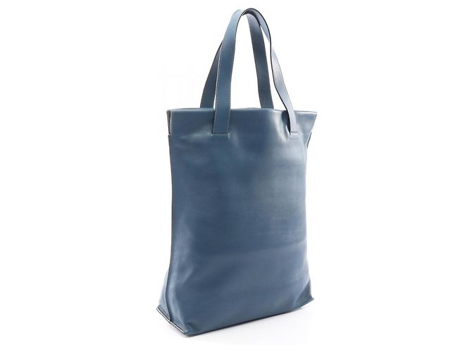 Loewe Anagram Shopper Tragetasche Blau - Ansicht 2