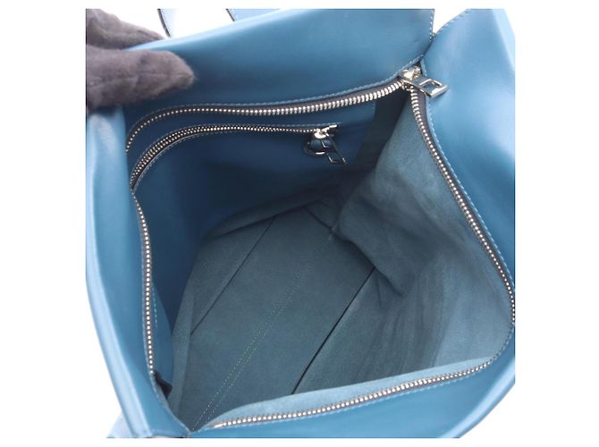 Loewe Anagram Shopper Tragetasche Blau - Ansicht 3