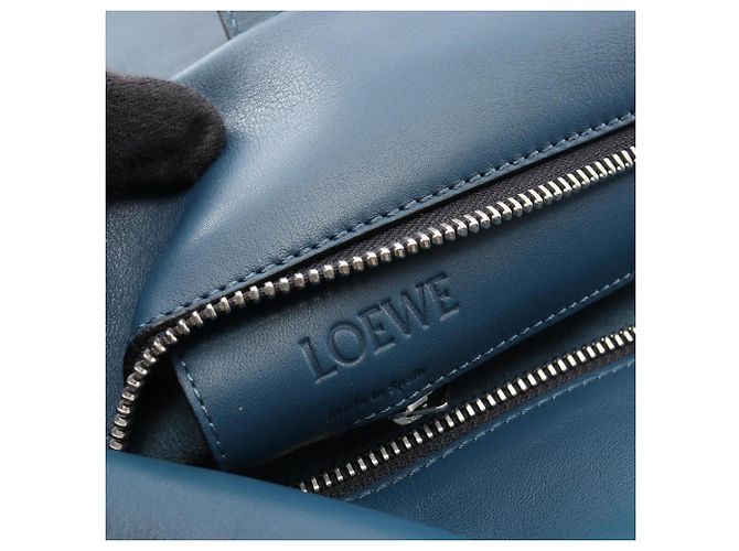 Loewe Anagram Shopper Tragetasche Blau - Ansicht 4