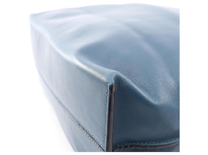 Loewe Anagram Shopper Tragetasche Blau - Ansicht 6