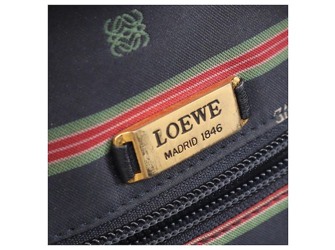 Borsa a Spalla Loewe Anagram Blu navy - vista 4