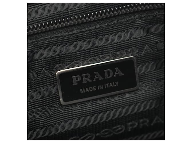 Borsa a tracolla Prada TESSUTO + SAFFIANO Nero - vista 4