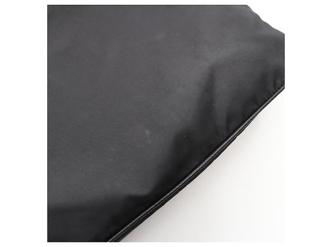 Borsa a tracolla Prada TESSUTO + SAFFIANO Nero - vista 6