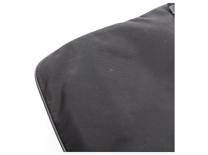 Borsa a tracolla Prada TESSUTO + SAFFIANO Nero - vista 9