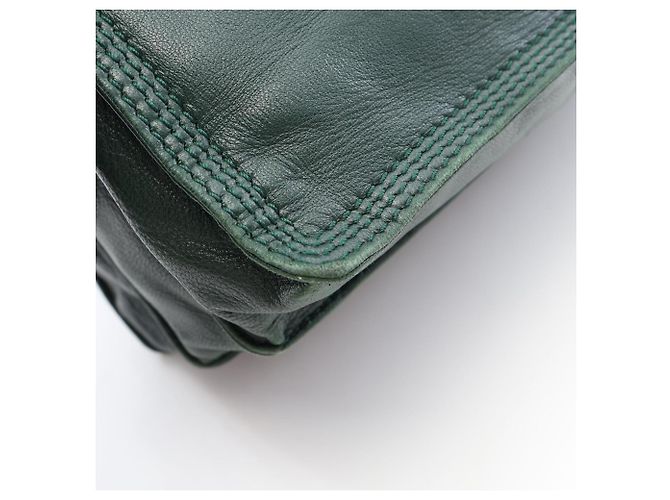 Borsa Tote Loewe Anagram - Pelle verde - vista 10
