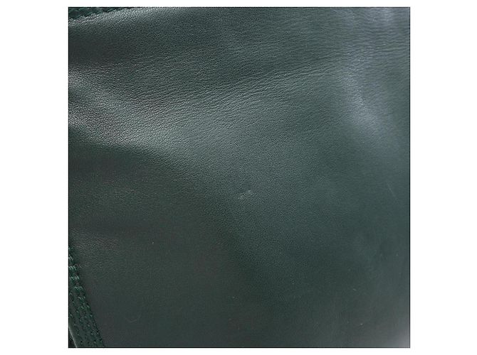 Borsa Tote Loewe Anagram - Pelle verde - vista 12
