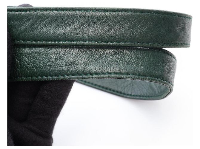 Borsa Tote Loewe Anagram - Pelle verde - vista 13