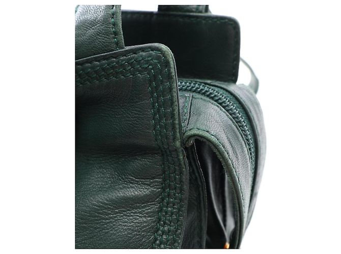 Borsa Tote Loewe Anagram - Pelle verde - vista 5