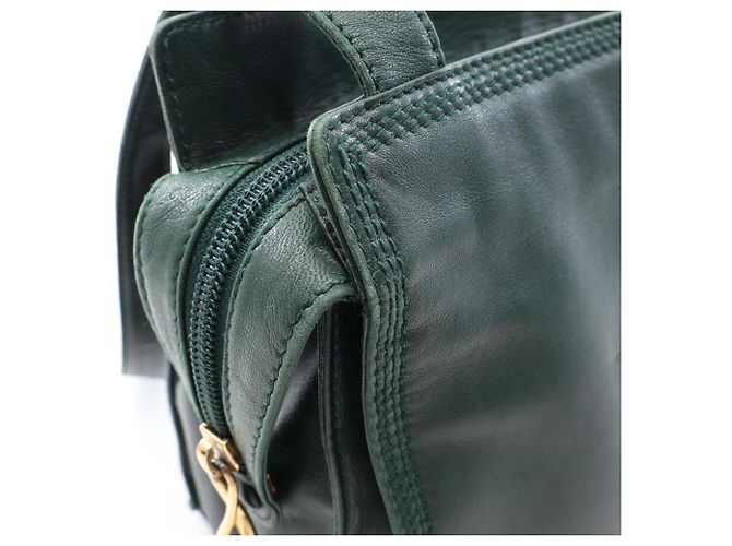 Borsa Tote Loewe Anagram - Pelle verde - vista 6
