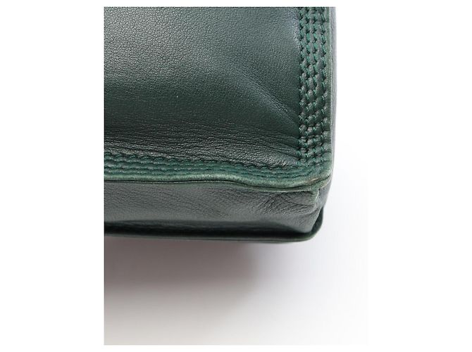 Borsa Tote Loewe Anagram - Pelle verde - vista 9
