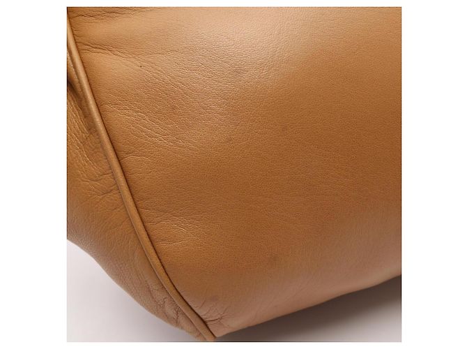Borsa Loewe Anagram in pelle beige - vista 5