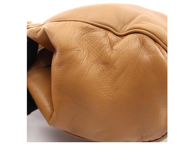 Borsa Loewe Anagram in pelle beige - vista 6