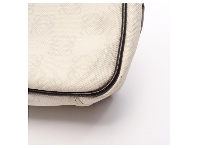 Borsa a mano mini Loewe Anagram Marrone Bianco - vista 14