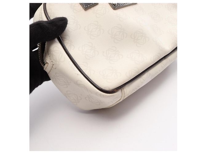 Borsa a mano mini Loewe Anagram Marrone Bianco - vista 15