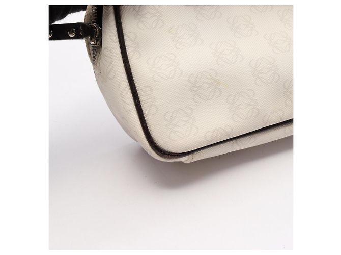 Borsa a mano mini Loewe Anagram Marrone Bianco - vista 16