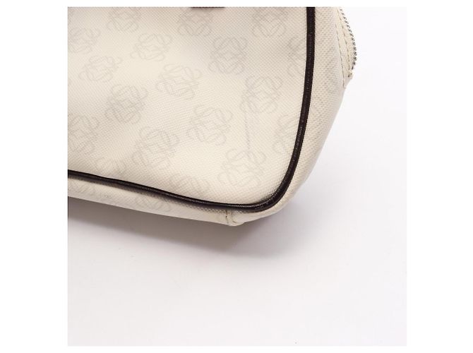 Borsa a mano mini Loewe Anagram Marrone Bianco - vista 17
