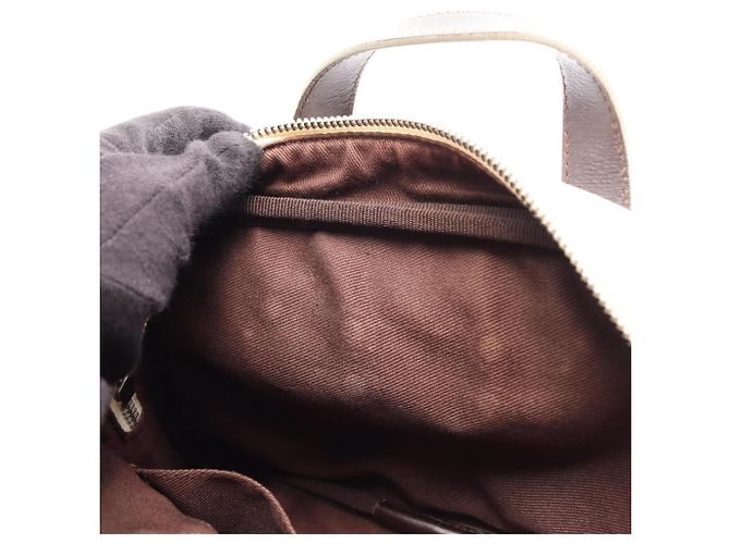 Borsa a mano mini Loewe Anagram Marrone Bianco - vista 6