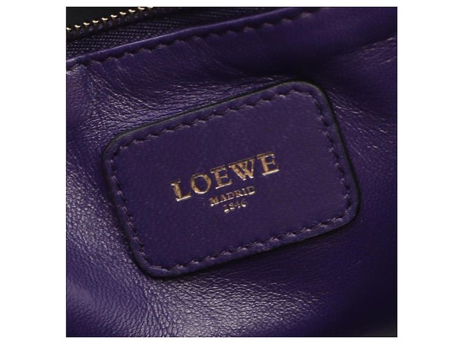 Borsa Loewe Amazona 36 Porpora - vista 4