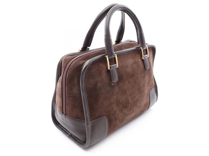 Borsa Loewe Amazona 28 Marrone - vista 2