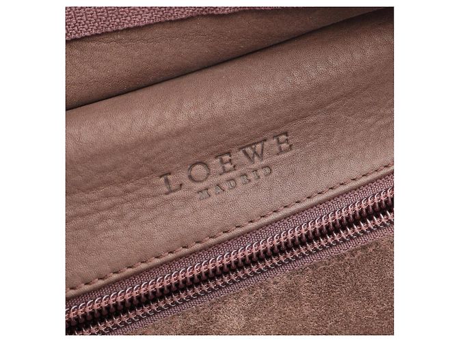 Borsa Loewe Amazona 28 Marrone - vista 4