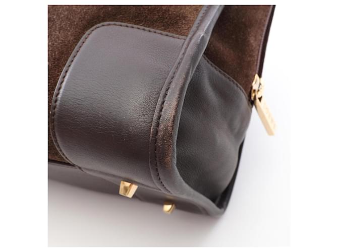 Borsa Loewe Amazona 28 Marrone - vista 6