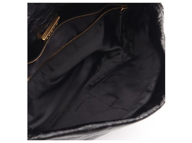 Borsa clutch Loewe Twisted Knot Second Bag Nero - vista 3