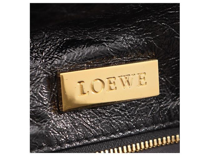 Borsa clutch Loewe Twisted Knot Second Bag Nero - vista 4