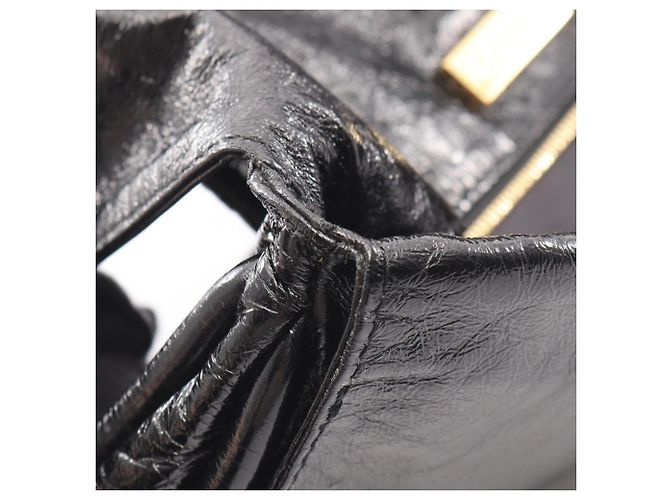 Borsa clutch Loewe Twisted Knot Second Bag Nero - vista 7