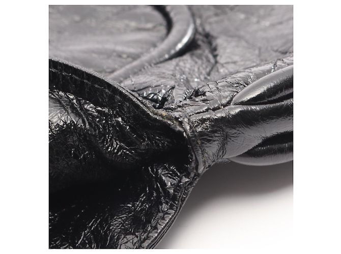 Borsa clutch Loewe Twisted Knot Second Bag Nero - vista 8