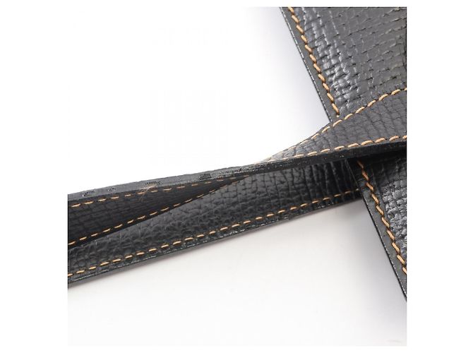 Borsa Tote in pelle nera Loewe Nero - vista 6