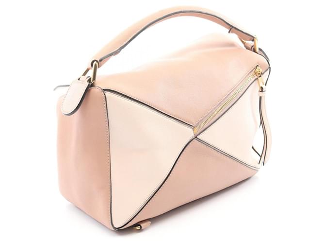Borsa Loewe Puzzle Medium 2-Way Handbag Rosa - vista 2