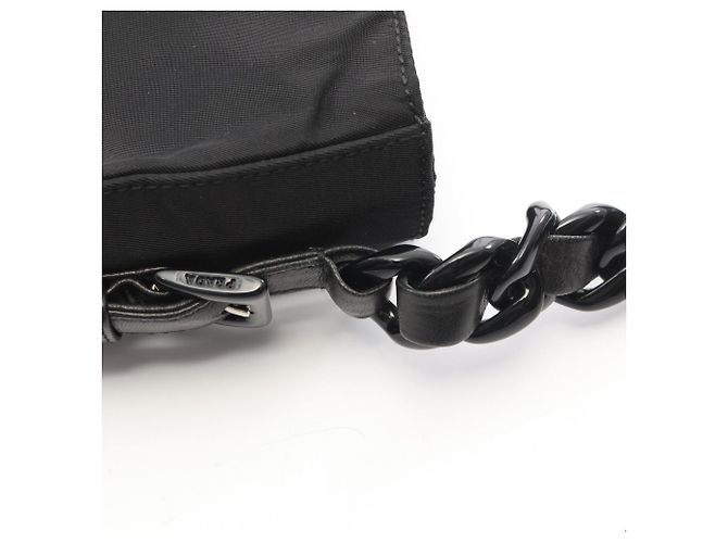 Borsa a tracolla Prada TESSUTO BACHELI Nero - vista 6