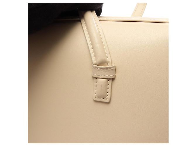 Borsa a mano in pelle avorio Loewe Crudo - vista 14