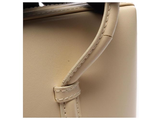 Borsa a mano in pelle avorio Loewe Crudo - vista 16