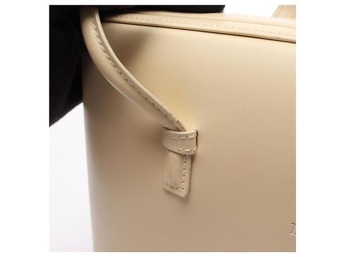 Borsa a mano in pelle avorio Loewe Crudo - vista 17