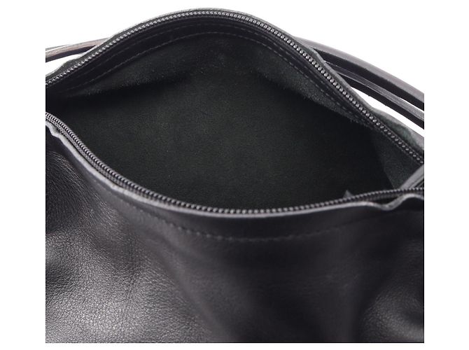 Borsa a mano in pelle nera Loewe Nero - vista 12