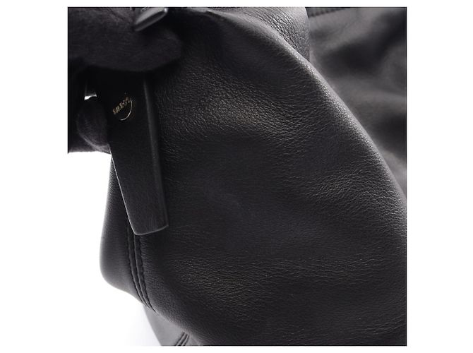 Borsa a mano in pelle nera Loewe Nero - vista 13