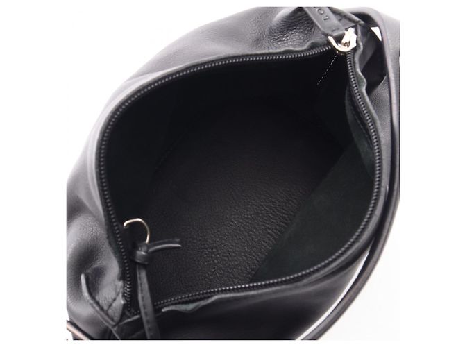 Borsa a mano in pelle nera Loewe Nero - vista 3