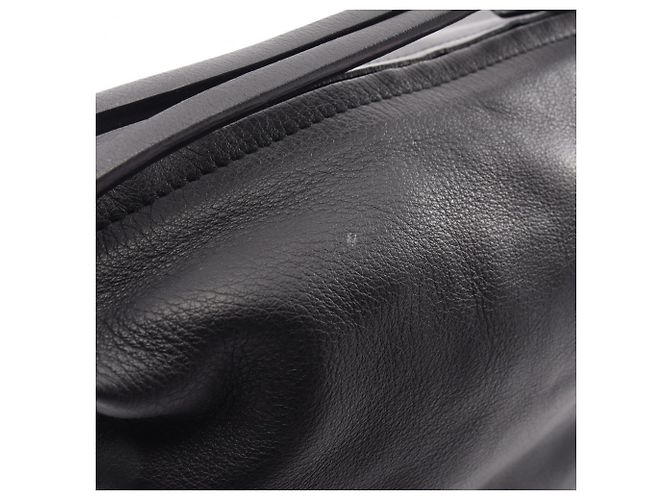 Borsa a mano in pelle nera Loewe Nero - vista 5